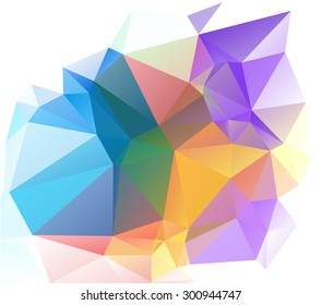 Abstract geometrical background