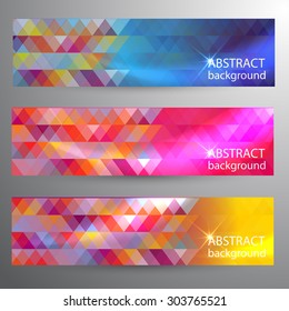 Abstract geometrical background