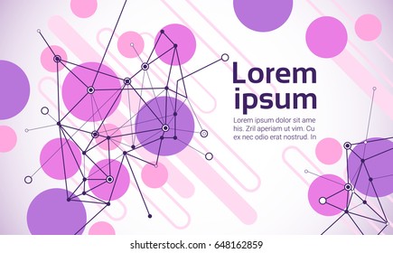 Abstract Geometrical Background Banner Copy Space Vector Illustration