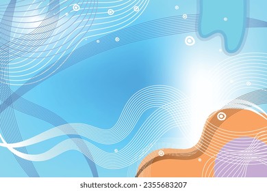 Abstract geometrical background with blend shapes.