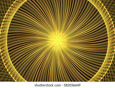 Abstract geometrical background with centric lines