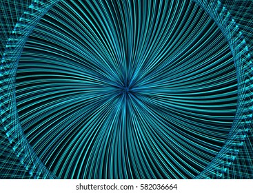 Abstract geometrical background with centric lines