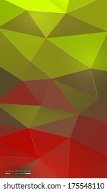 Abstract geometrical background with color triangles.