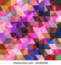 Abstract geometrical background with colorful  triangles