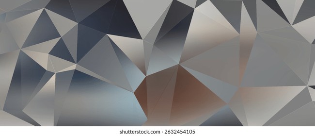 Abstract geometrical background consisting of multicolored triangular polygons
