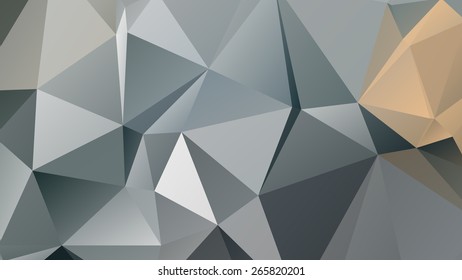 Abstract geometrical background consisting of multicolored triangular polygons