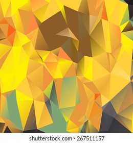 Abstract geometrical background consisting of multicolored triangular polygons