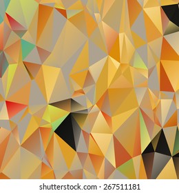 Abstract geometrical background consisting of multicolored triangular polygons