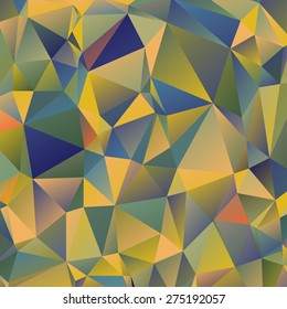 Abstract geometrical background consisting of multicolored triangular polygons