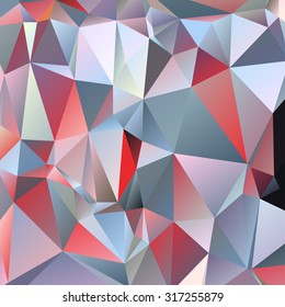 Abstract geometrical background consisting of multicolored triangular polygons