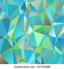 Abstract geometrical background consisting of multicolored triangular polygons