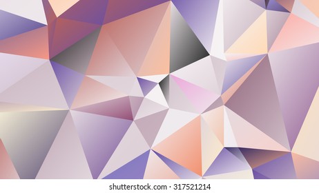 Abstract geometrical background consisting of multicolored triangular polygons