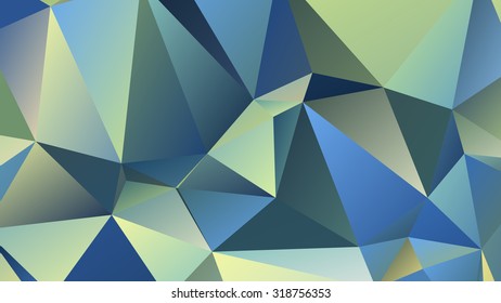 Abstract geometrical background consisting of multicolored triangular polygons
