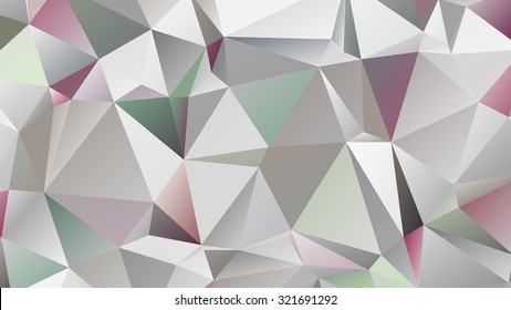 Abstract geometrical background consisting of multicolored triangular polygons