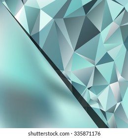 Abstract geometrical background consisting of multicolored triangular polygons