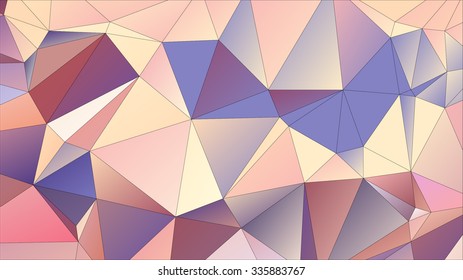 Abstract geometrical background consisting of multicolored triangular polygons