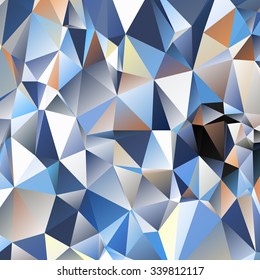 Abstract geometrical background consisting of multicolored triangular polygons