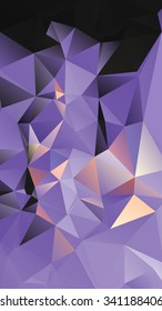 Abstract geometrical background consisting of multicolored triangular polygons