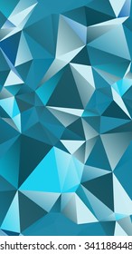 Abstract geometrical background consisting of multicolored triangular polygons