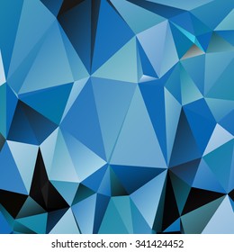 Abstract geometrical background consisting of multicolored triangular polygons