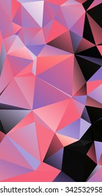 Abstract geometrical background consisting of multicolored triangular polygons