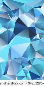 Abstract geometrical background consisting of multicolored triangular polygons