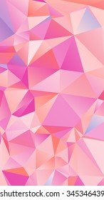Abstract geometrical background consisting of multicolored triangular polygons