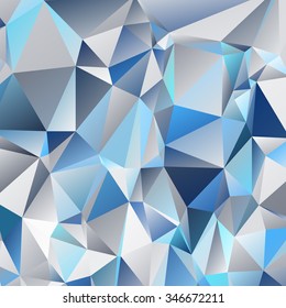 Abstract geometrical background consisting of multicolored triangular polygons