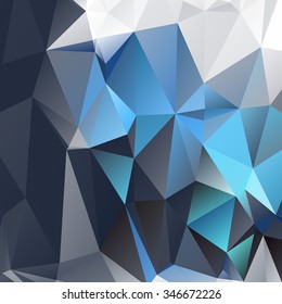 Abstract geometrical background consisting of multicolored triangular polygons