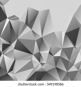 Abstract geometrical background consisting of multicolored triangular polygons