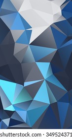 Abstract geometrical background consisting of multicolored triangular polygons