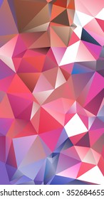 Abstract geometrical background consisting of multicolored triangular polygons