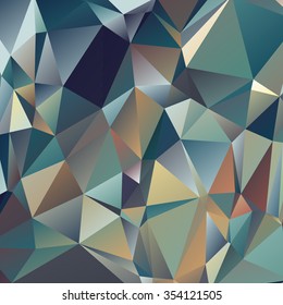 Abstract geometrical background consisting of multicolored triangular polygons