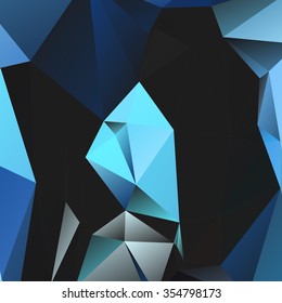 Abstract geometrical background consisting of multicolored triangular polygons