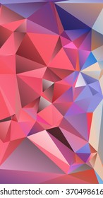 Abstract geometrical background consisting of multicolored triangular polygons