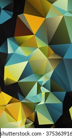 Abstract geometrical background consisting of multicolored triangular polygons