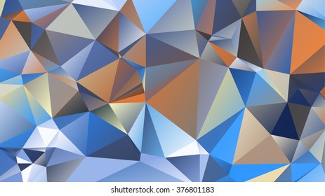 Abstract geometrical background consisting of multicolored triangular polygons