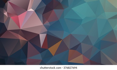 Abstract geometrical background consisting of multicolored triangular polygons