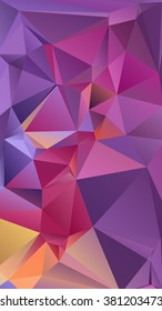 Abstract geometrical background consisting of multicolored triangular polygons