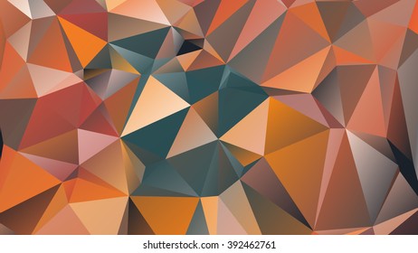 Abstract geometrical background consisting of multicolored triangular polygons