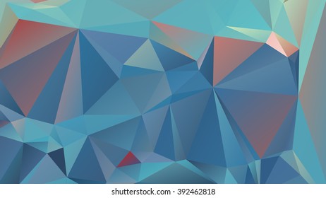 Abstract geometrical background consisting of multicolored triangular polygons