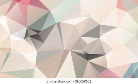 Abstract geometrical background consisting of multicolored triangular polygons