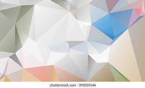 Abstract geometrical background consisting of multicolored triangular polygons