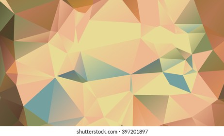 Abstract geometrical background consisting of multicolored triangular polygons