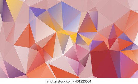 Abstract geometrical background consisting of multicolored triangular polygons