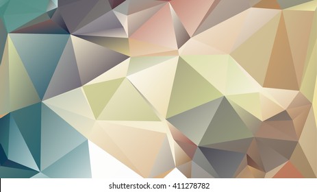 Abstract geometrical background consisting of multicolored triangular polygons
