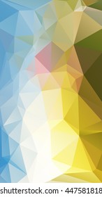 Abstract geometrical background consisting of multicolored triangular polygons