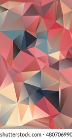 Abstract geometrical background consisting of multicolored triangular polygons