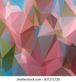 Abstract geometrical background consisting of multicolored triangular polygons
