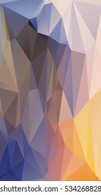 Abstract geometrical background consisting of multicolored triangular polygons